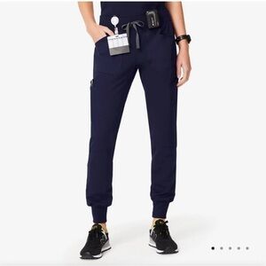 Figs Maua Scrub Jogger Pants in Navy Blue Size Small Limited Edition